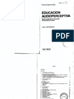 120399039 Educacion Audioperceptiva Bases Intuitivas en El Proceso de Formacion Musical Libro Del Maestro