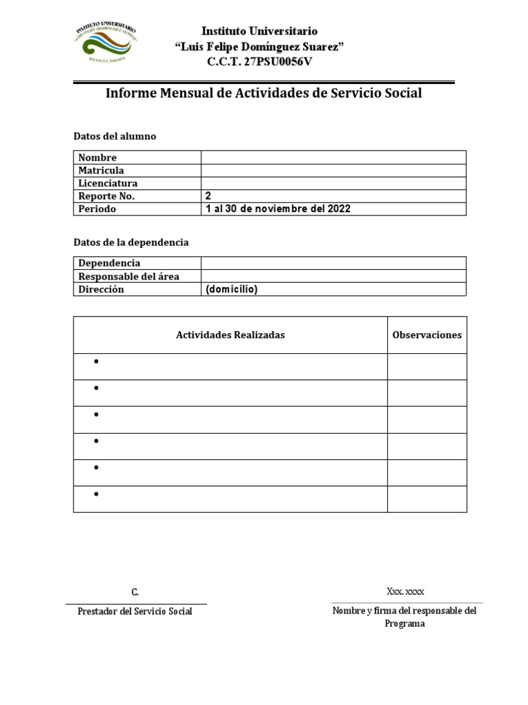 Informe Mensual Octubre PDF