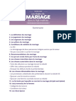 Fiqh Mariage - Notes Du Séminaire