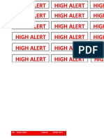 High Alert