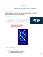 Lecture 1 - Fundamentals of Distributed System