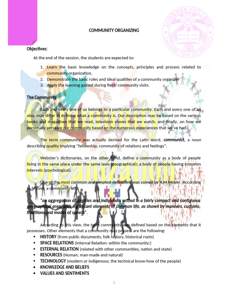 Understanding Community Organizing | PDF | Community | Empowerment