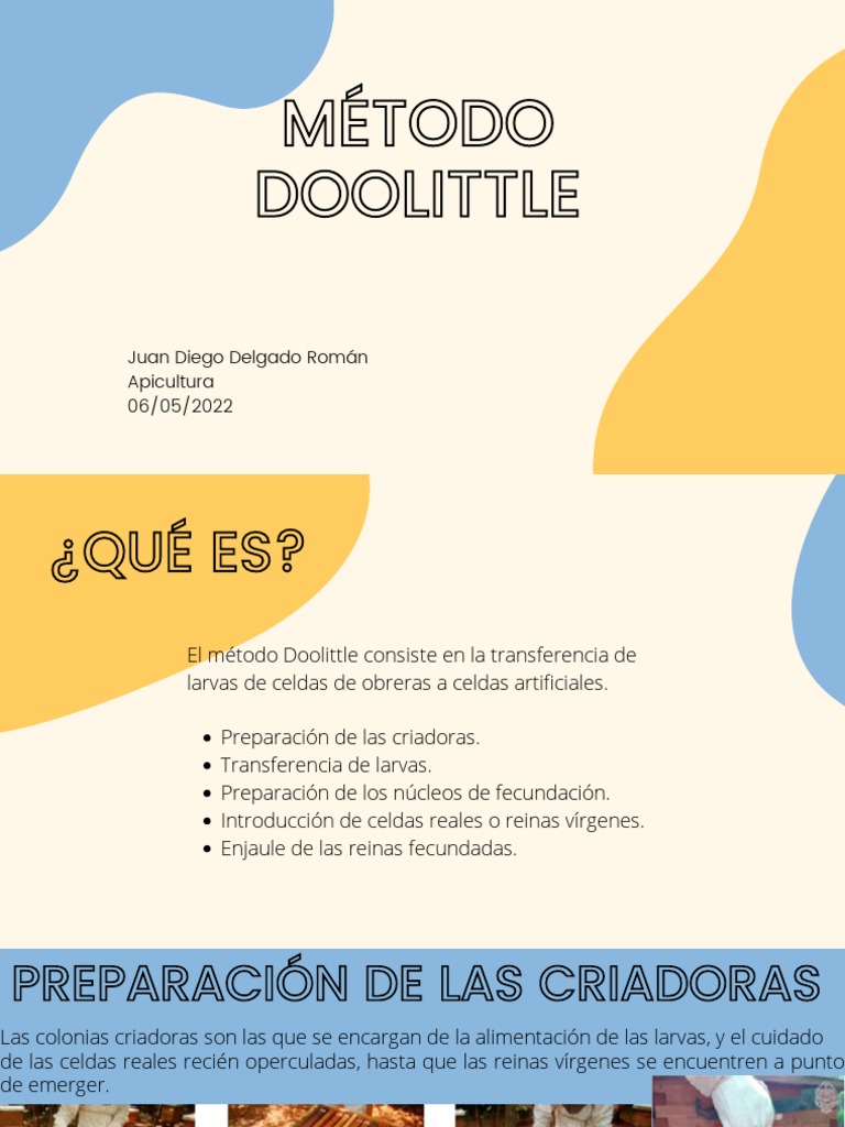 Método Doolittle en Apicultura | PDF