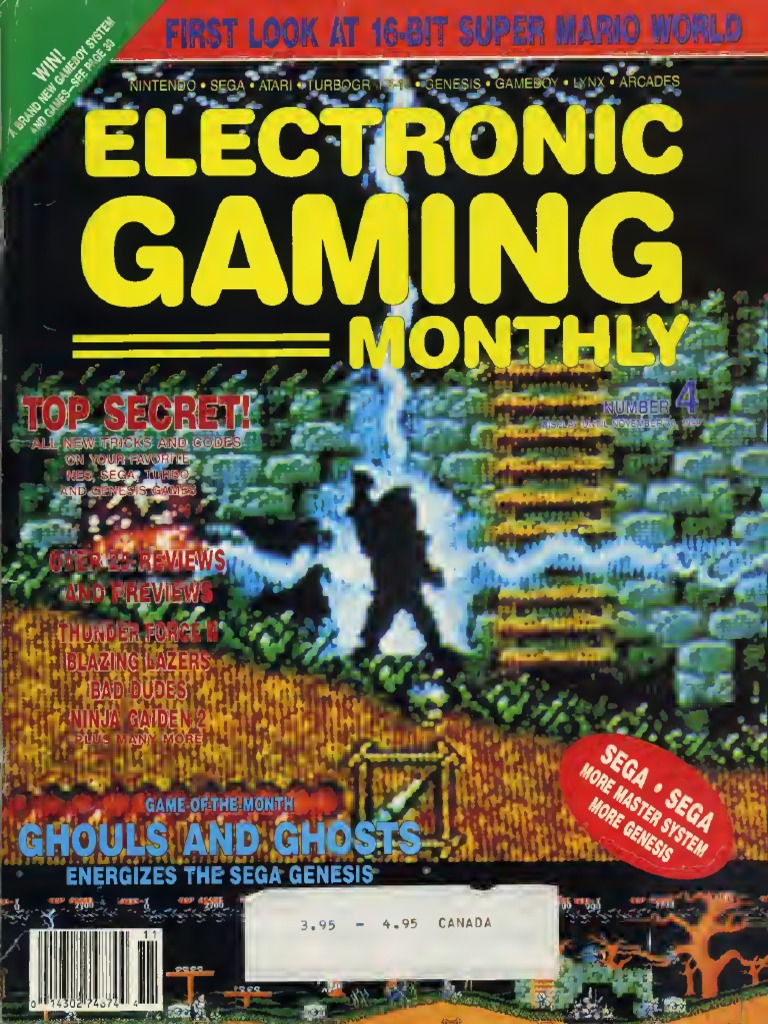 Electronic Gaming Monthly Issue 004 (November 1989) PDF Video Games