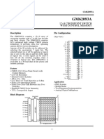 12 8 Crosspoint Switch With Control Memory: Feature