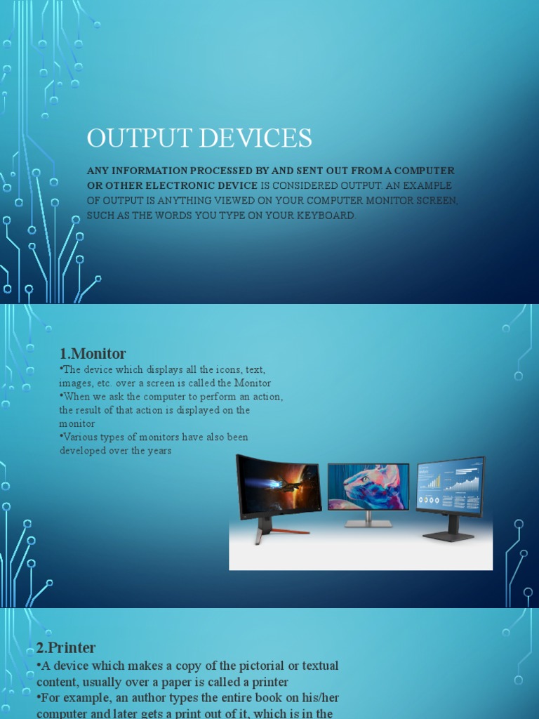 Output Devices PDF