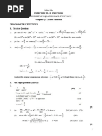 MAA HL 3.5-3.9 TRIGONOMETRIC EQUATIONS AND FUNCTIONS - Solutions