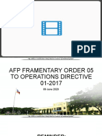 Info Brief For AFP CAMPLAN