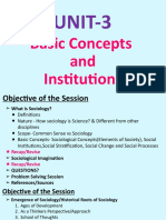 Unit 3 Basic Concepts and Institutions