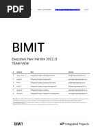 Bimit Execution Plan (v2022.2) Team View