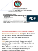 Non-Communicable Disease in Adolescents and Youth