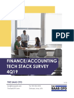 The SaaS CFO Finance-Accounting Tech Stack Survey v1.0