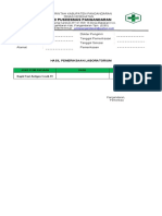 Hasil RDT Antigen Tlis Tangan