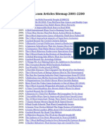 Articles Sitemap 2001-2200