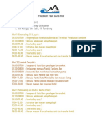 Itinerary 4 Days Trip