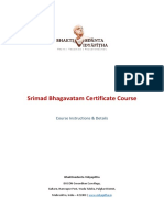 Srimad Bhagavatam Certificate Course