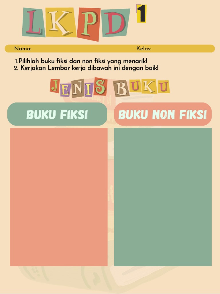 Lkpd buku fiksi dan nonfiksi pdf