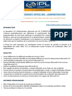 FORMATION MICROSOFT OFFICE 365 – ADMINISTRATION  maroc dispensé par IPLFORMATION filialle MTS Group Africa
