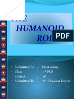 Developing Humanoid Robots