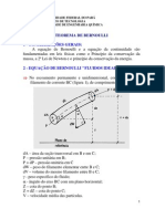 Teorema de Bernoulli - Considerações