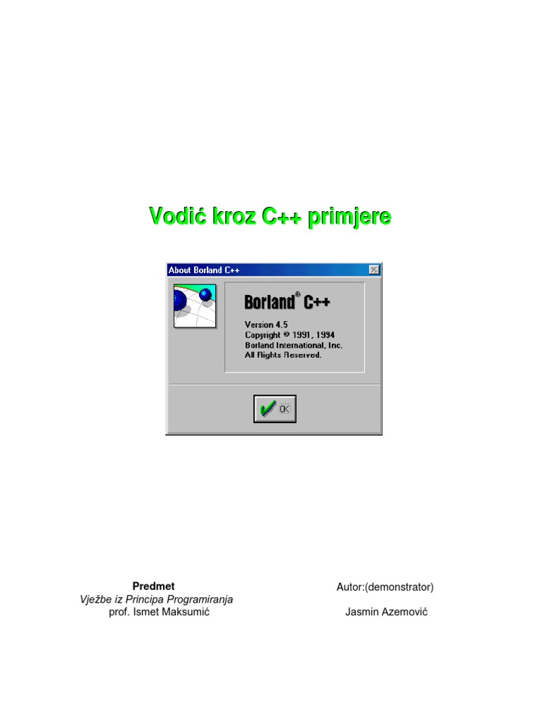 C++ Skripta | PDF