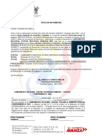 Circular Informativa, Consentimiento Informado y Autorizacion. CJ - Regional 2022.