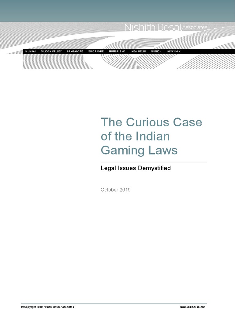 The_Curious_Case_of_the_Indian_Gaming_Laws PDF Gambling Gaming