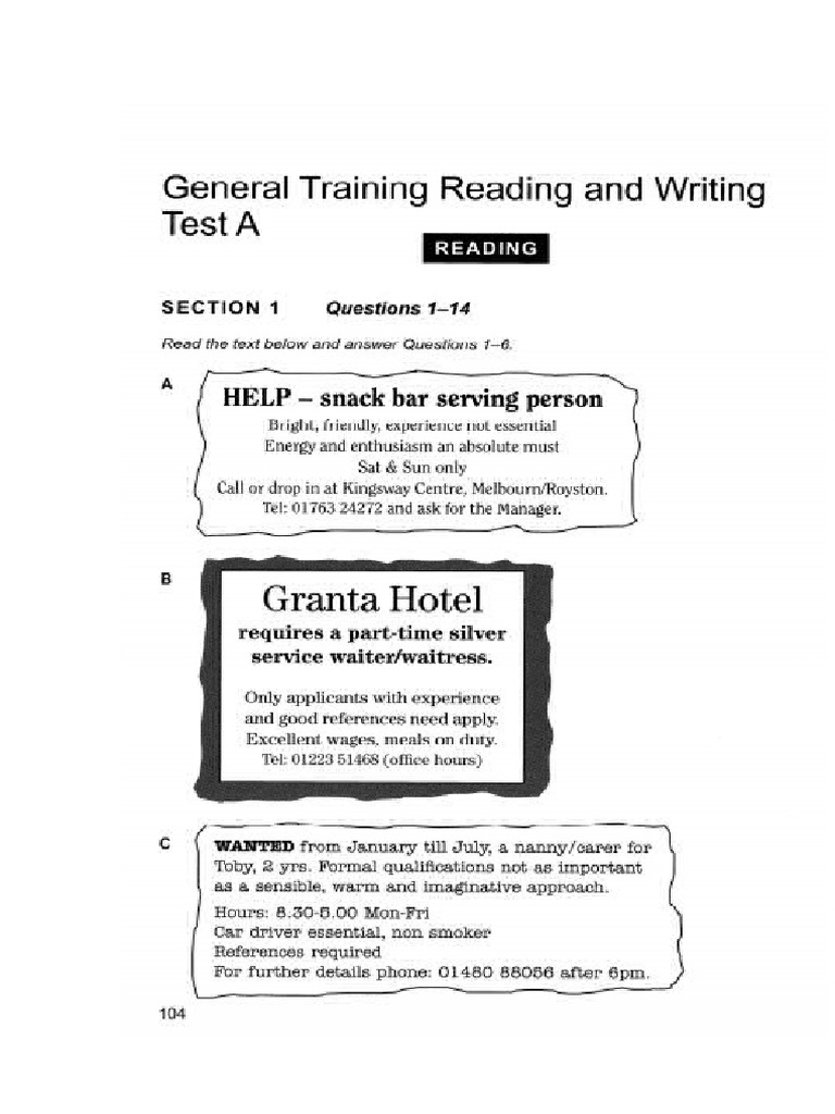 Help Snack Bar Serving Person PDF