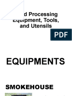 Food Processing Equipment, Tools, and Utensils