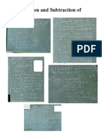 Addition and Subtraction of Polynomials