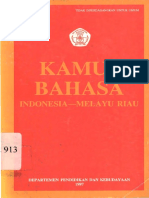 Kamus Bahasa Indonesia - Melay Riau 464h