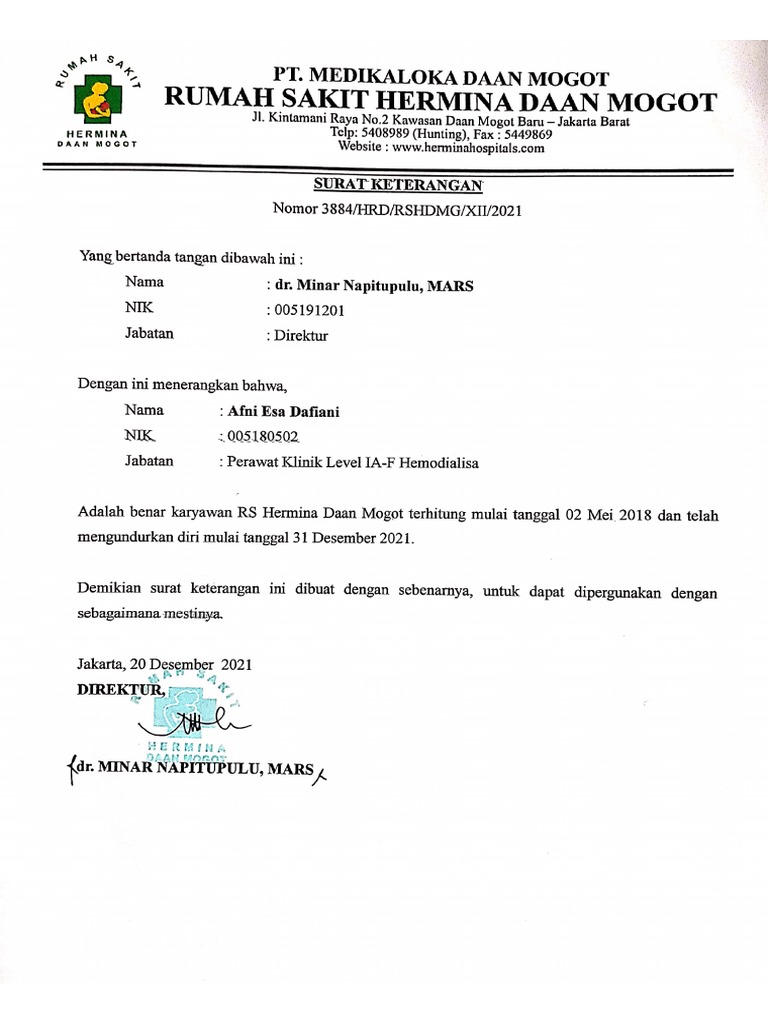 Berhenti Kerja Pdf