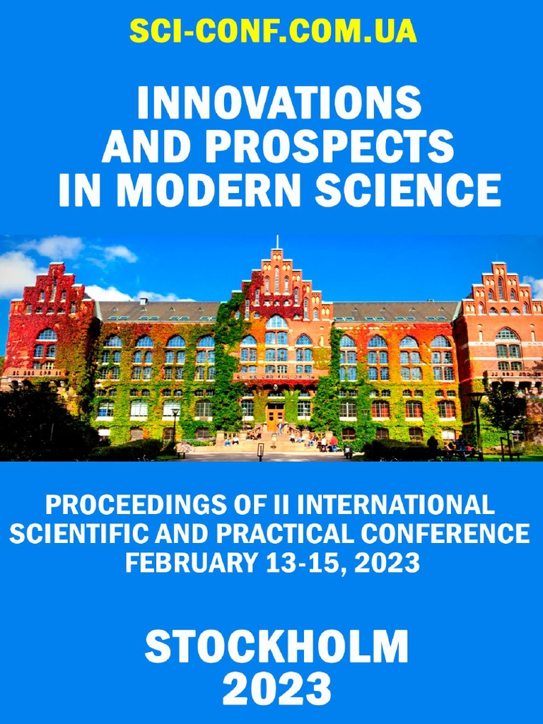 Innovations and Prospects in Modern Science 13 15.02.23 | PDF ...