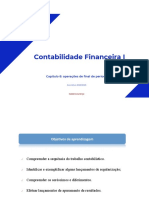 Contabilidade Financeira I - Operações de final de período