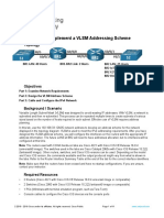 Design and Implement A VLSM Addressing Scheme - CALINOG