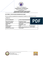 SHS - Lac Form 2: Facilitator's Profile
