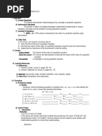 Lesson Plan in Math 9