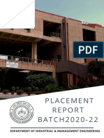 Mtech Ime Iitk Final Placement Report Batch 2020 22