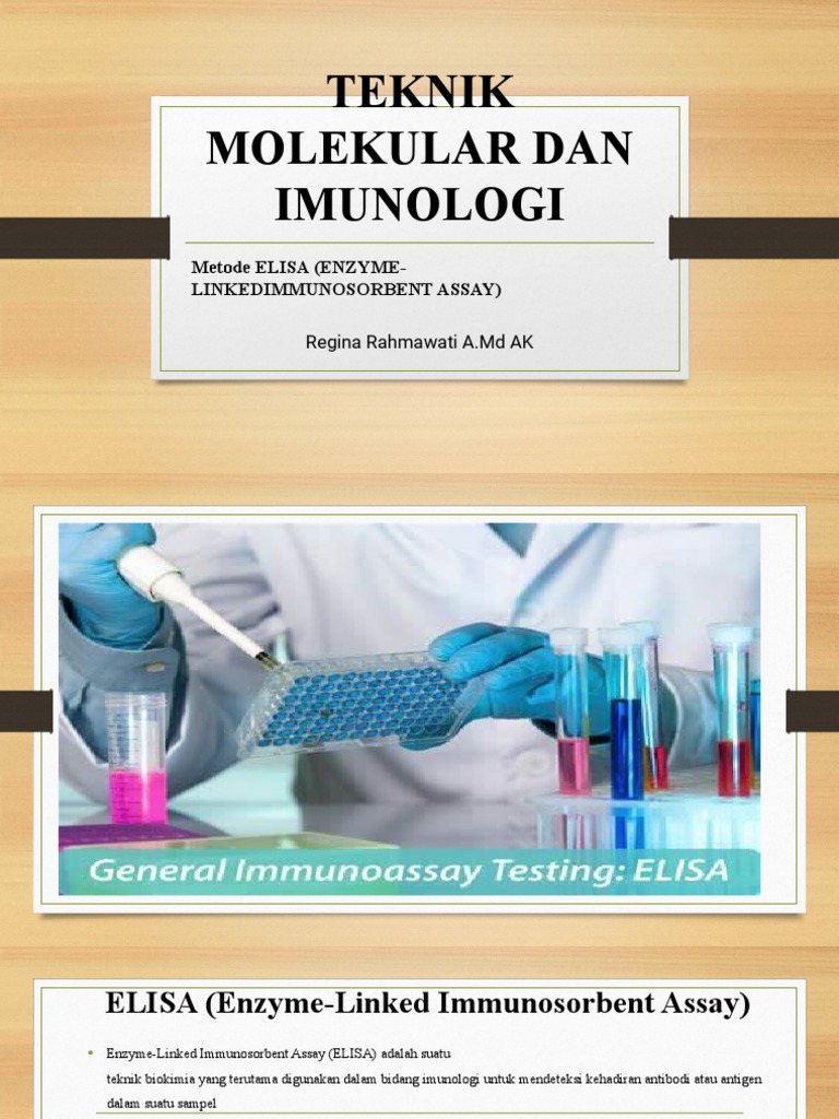 Teknik ELISA dalam Imunologi | PDF