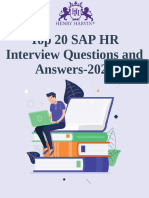 Top 20 SAP HR Interview Questions and Answers