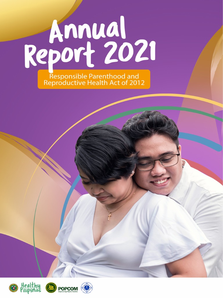 2021 RPRH Annual Report Summary | PDF | Maternal Death | Family Planning