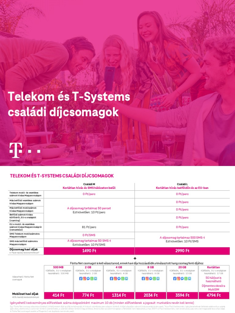 Telekom Es T Systems Csaladi Dijcsomagok | PDF
