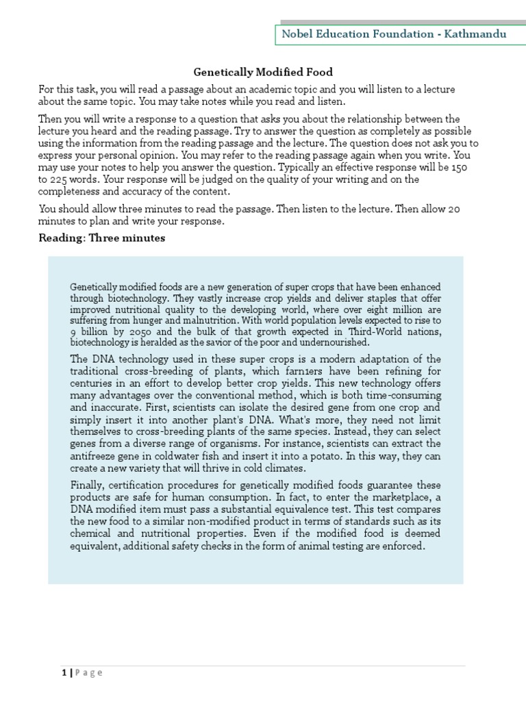 TOEFL WRITING - Integrated and Independent Questions | PDF | Essays ...