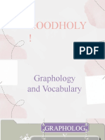 GRAPHOLOGY