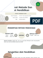 Hakikat Metode Dan Alat Pendidikan (Ana Nur Fitria - 210101210071)