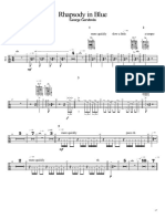 Gershwin - Rhapsody - 5s Banjo (GCGBD) Without Staff