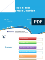 Text Paraphrase Detection