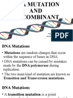 Dna Mutation and Recombinant