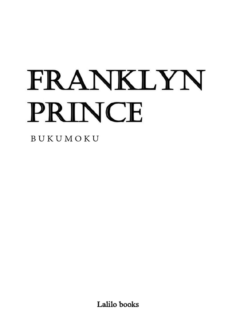 Franklyn Prince PDF