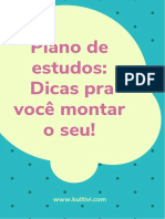 Plano de estudos: dicas para organizar seu cronograma